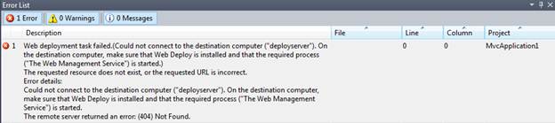 Visual Studio の [エラー一覧] ページのスクリーンショット。エラーの詳細がフォーカスされています。