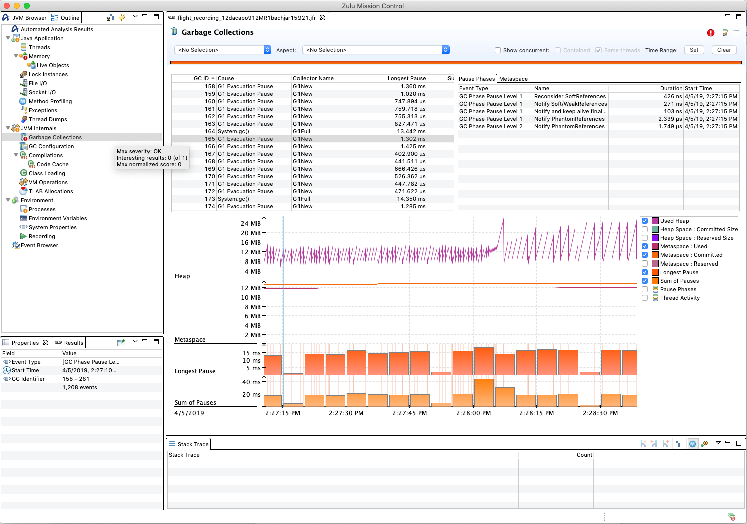 Zulu Flight Recorder と Mission Control を使用してデータを確認する Microsoft Learn