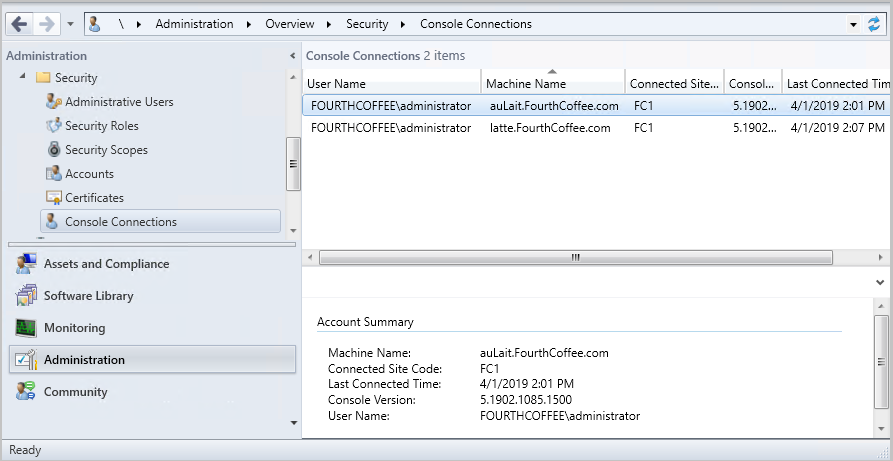 Run Actions In Configuration Manager