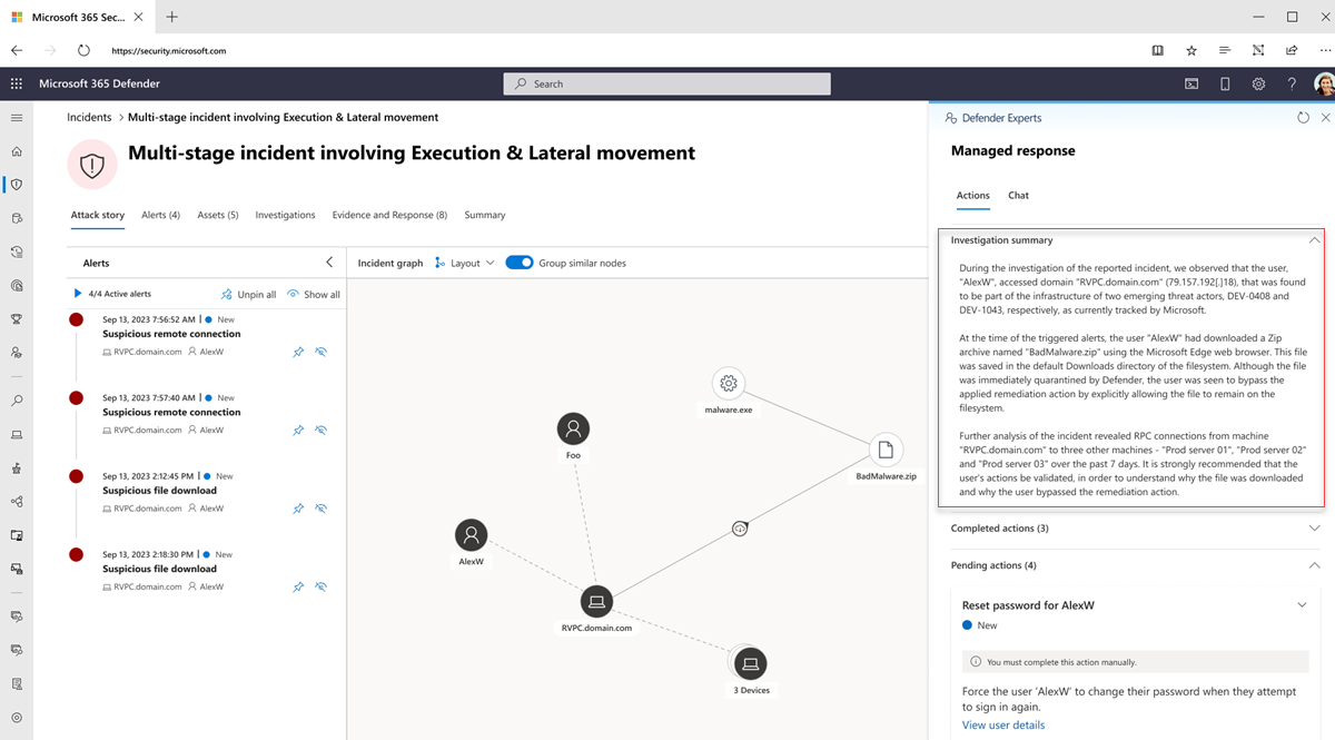 Microsoft Defender Experts For XDR サービスを使用する方法 | Microsoft Learn