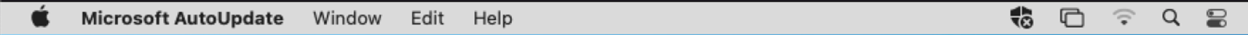 x 記号を含むMicrosoft Defender for Endpoint メニュー。