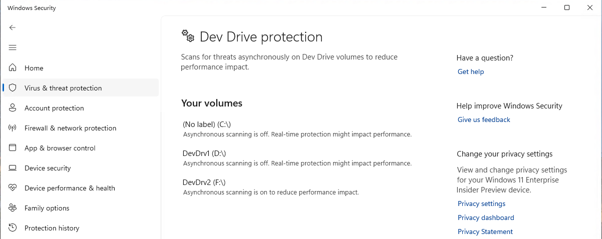 Defender_Performance_Mode_03のスクリーンショット。