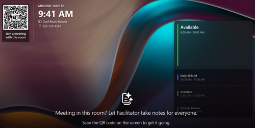 検出エクスペリエンスのスクリーンショット。
