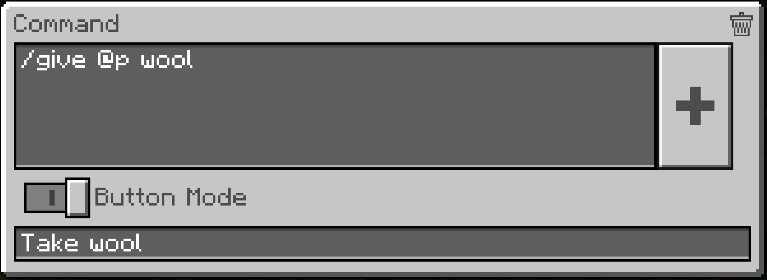 NPC の [Button Mode (ボタン モード)]