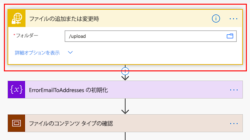 フローを編集する フローを編集する。