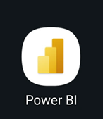 Power BI アイコンのスクリーンショット。