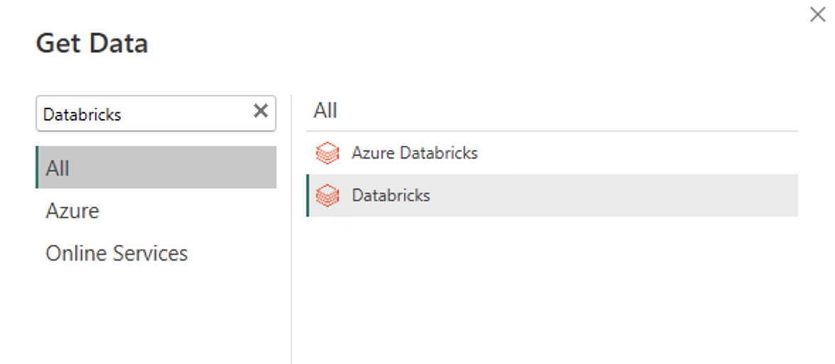 Databricks Cloud からデータを取得します。