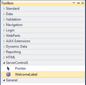 Default server control icon in Toolbox
