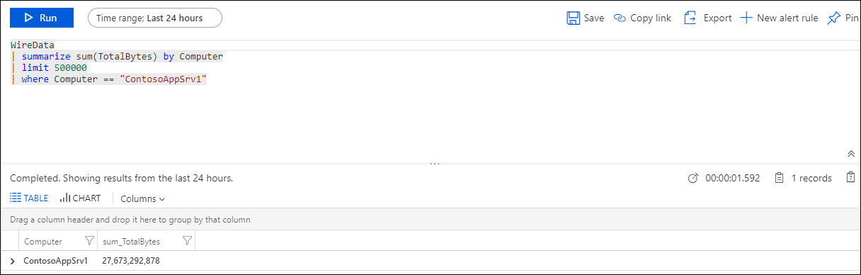 ネットワーク データ 2.0 ダッシュボードの [ネットワーク トラフィックをキャプチャするエージェント] セクションのスクリーンショット。各コンピューターで使用されるネットワーク帯域幅が示されています。