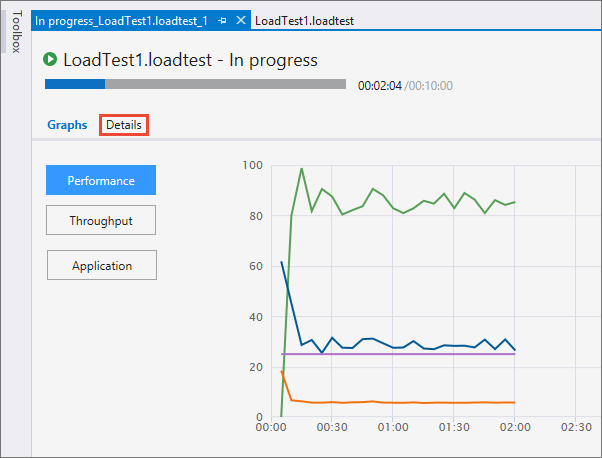 View status and error messages