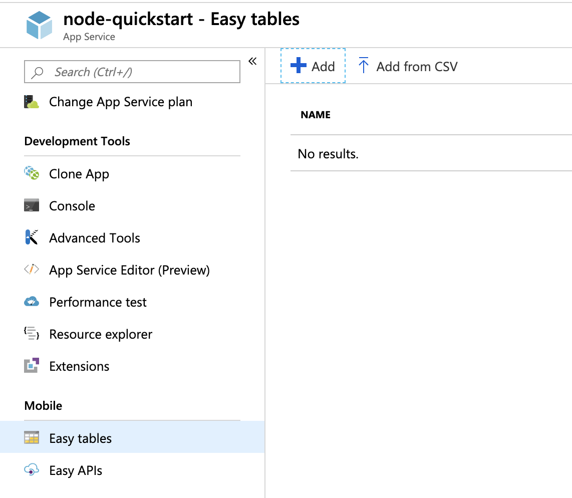 Node Easy Tables の追加ボタン