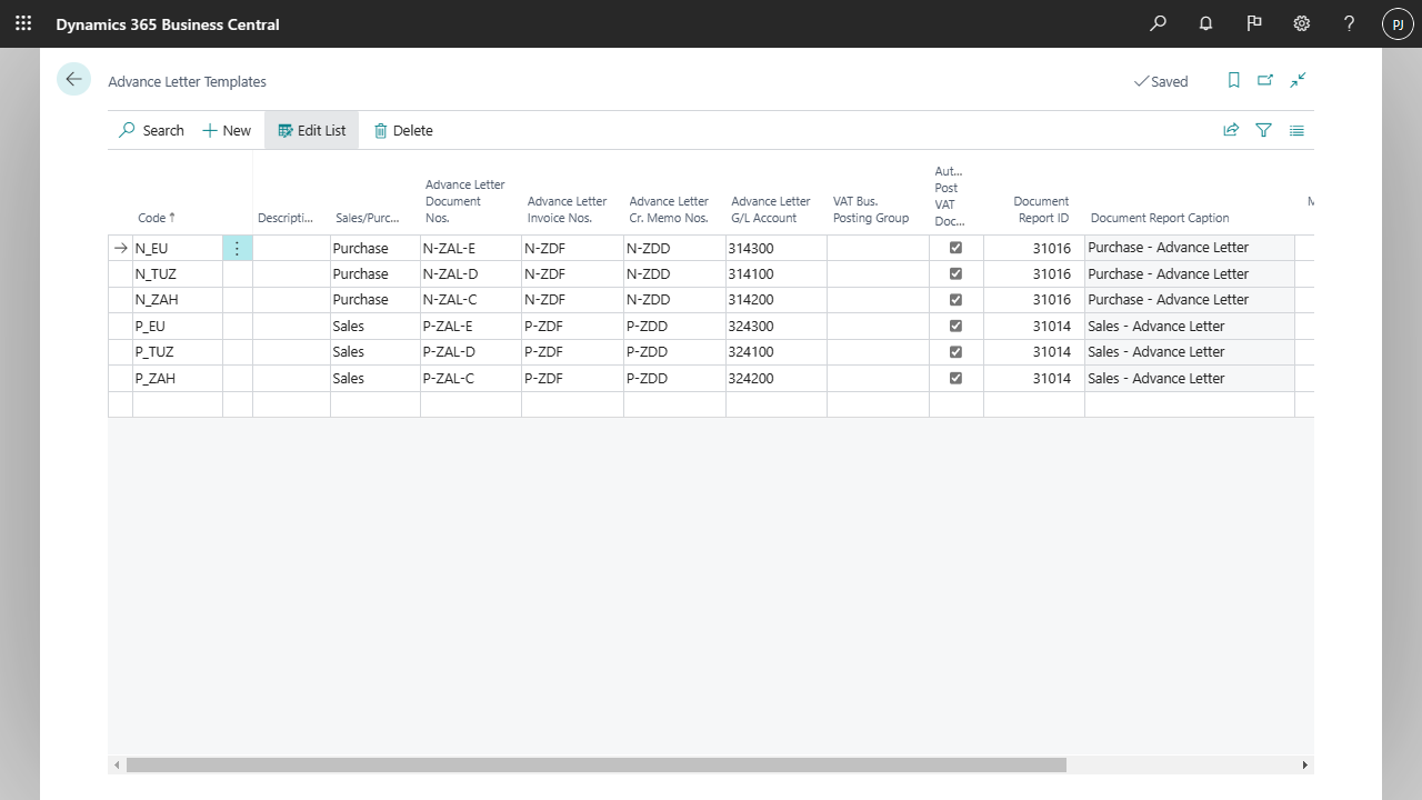 前払金レター テンプレート。