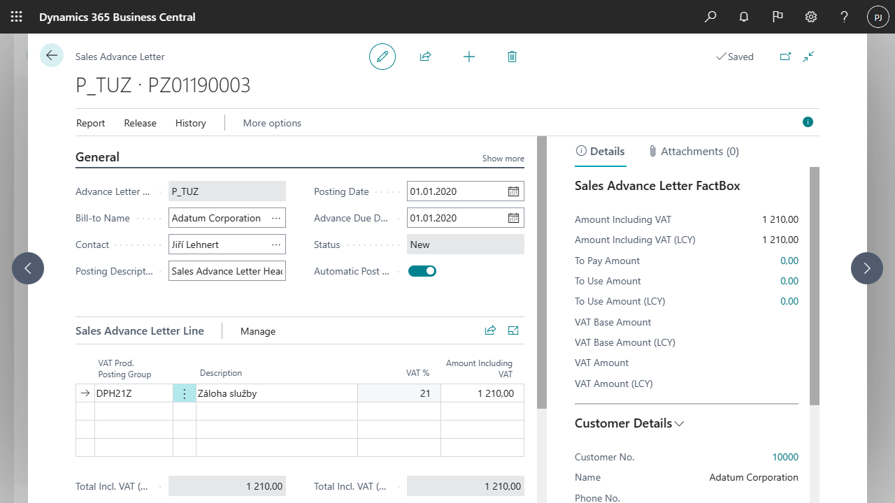 販売前請求書レター。