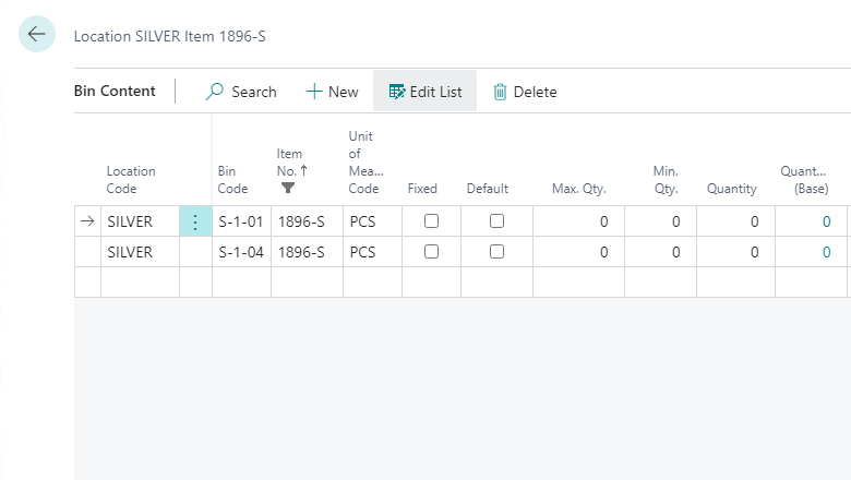 [ビン内容] のスクリーンショット