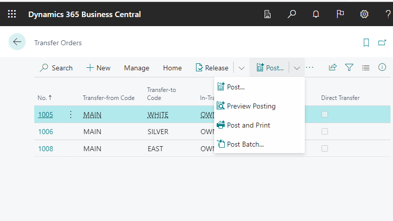 バッチ転記アクション