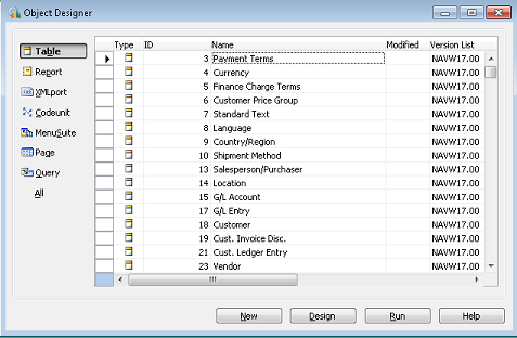 NAV_ObjectDesigner Microsoft Dynamics NAV Object Designer