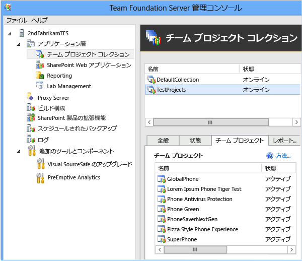 "既定のコレクション" には特別な考慮が必要