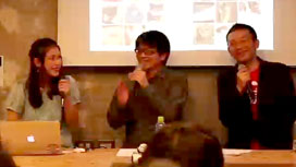 写真左: 池澤あやか、写真中央: 佐藤直生、写真右: 安藤祐介