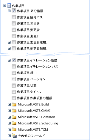 OLAP データ キューブのフォルダー構造