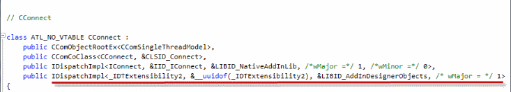 ウィザードで生成された IDispatchImpl