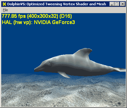 Mesh-, shader-, and rendering-optimized DolphinVS