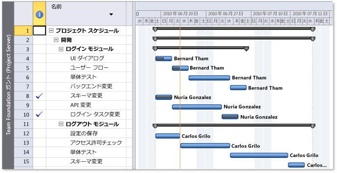 詳細な計画スケジュール