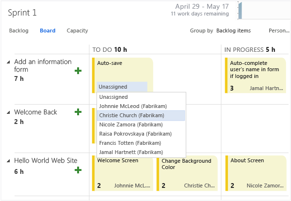 Assign the task to a specific person