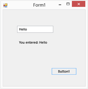 wcf10 The form showing the result
