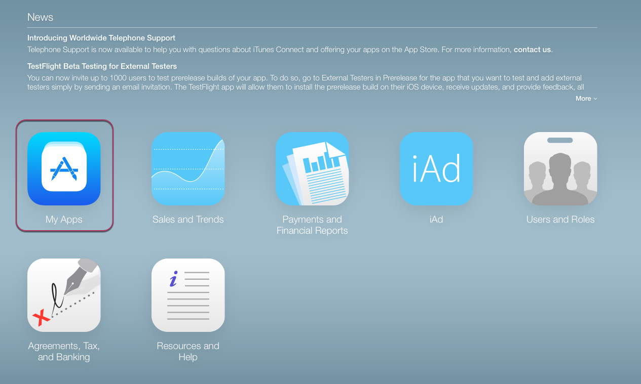 Click on My Apps
