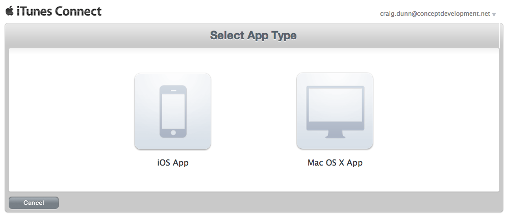iTunes Connect