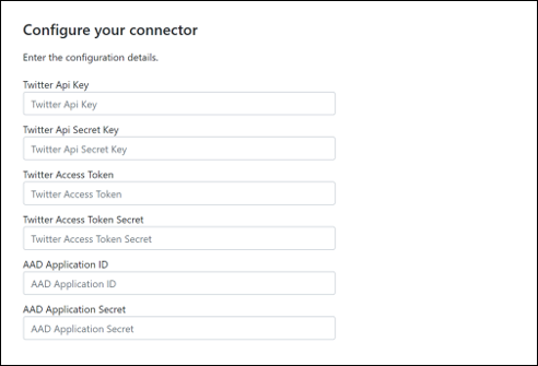 テナント ID と API シークレット キーを使用してサインインします。