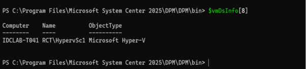 PowerShell スクリプトのスクリーンショット。