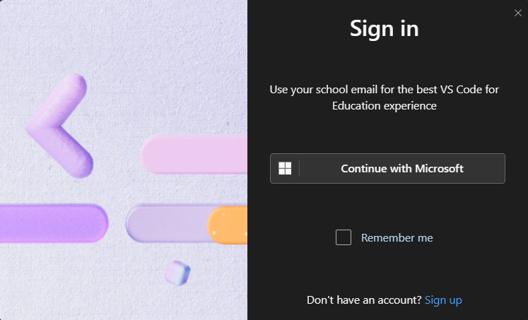 A screenshot of the Microsoft sign-in prompt.