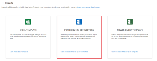 Screenshot of the New data connection wizard.