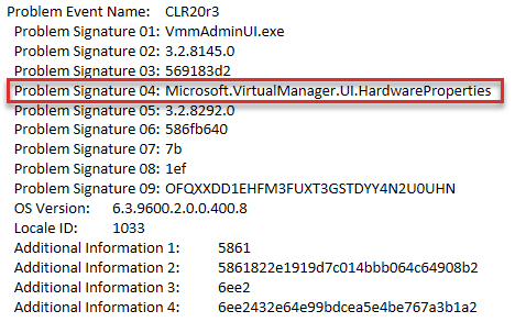 MSINFO32でのWindows エラー報告ログ記録の詳細。