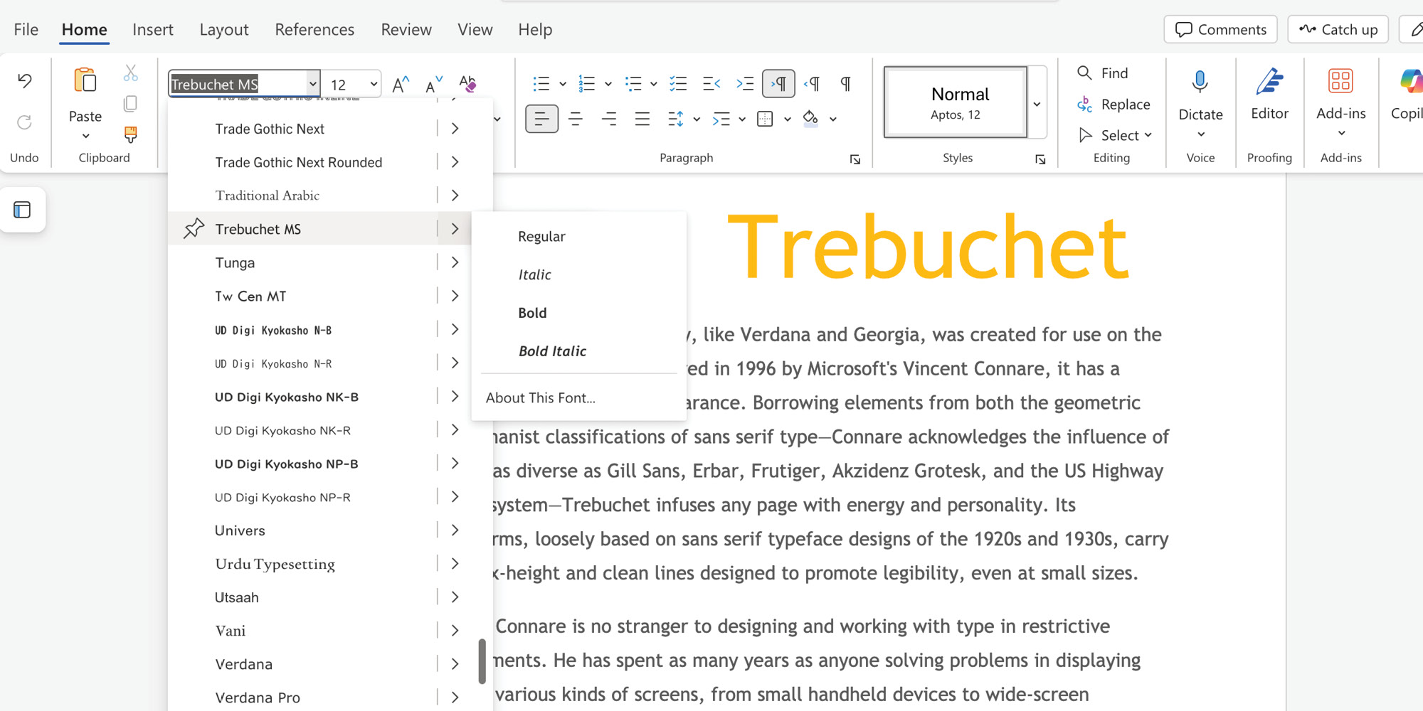 Trebuchet MS Poster 5