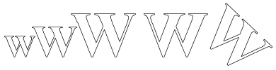 TrueType font scaling