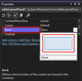 Screenshot shows the Properties window with Fill selected.
