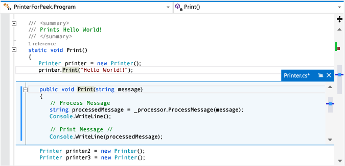 ウィンドウを覗く