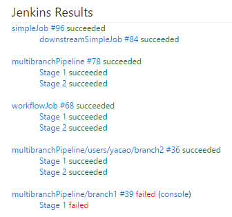 Jenkins 統合の改善