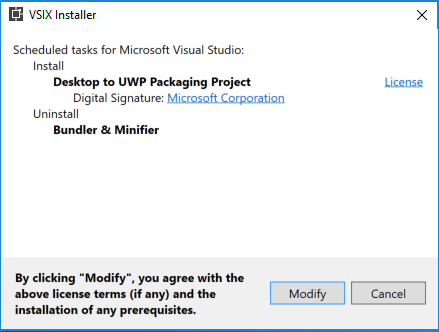 バッチ変更インストーラー