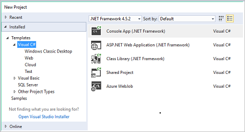 製品内クイック起動ダイアログ