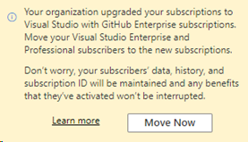 既存のサブスクライバーを GitHub に移動する