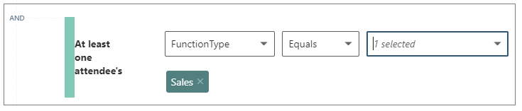 Sales as function type.