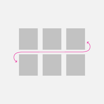 行優先のキーボードナビゲーション