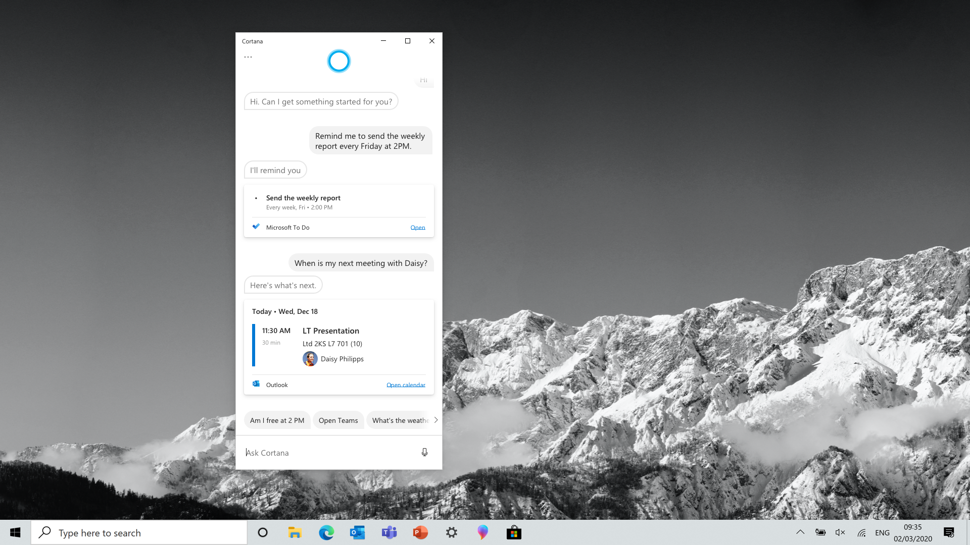 Windows 10とwindows 11で Cortana を構成する Configure Windows Microsoft Learn