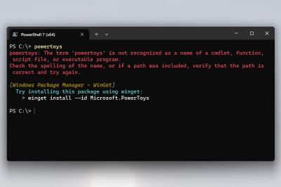 Windows 用 PowerToysCommand Not Found | Microsoft Learn