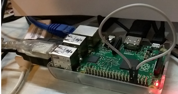 Raspberry Pi で TX から RX に接続
