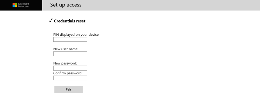 Windows デバイス ポータルへのアクセスを設定する