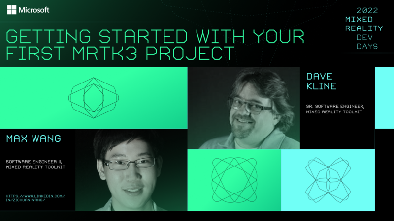 初めての MRTK3 プロジェクトの概要